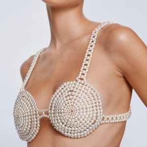 Pearl Embellished Bra